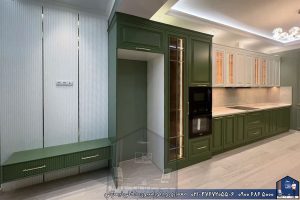 کابینت نئوکلاسیک پروژه سعادت آباد - Nimarchy.com 