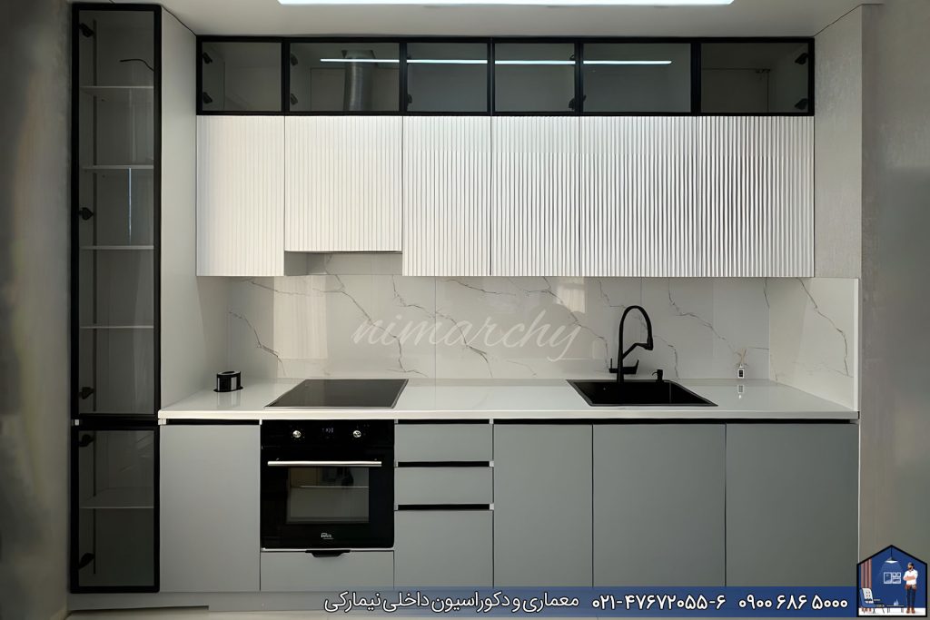 Nimarchy.com - کابینت مدرن سافت تاچ AGT پروژه چالوس