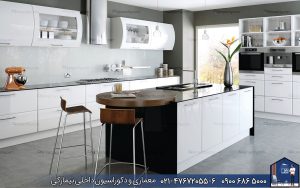 Nimarchy.com - جزیره کابینت هایگلاس